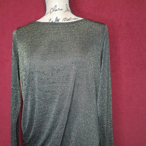 Ted Baker Dress London Metallic Knit Dress Med - Picture 3 of 7